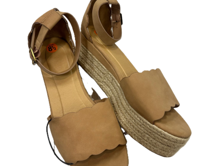 Beige Sandals Heels Platform By Shein, Size: 8.5 Online Sale