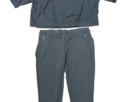 Grey Lounge Set Pants Clothes Mentor, Size 24 Online Sale