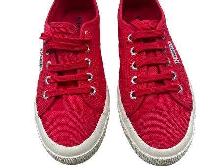 Red Shoes Sneakers Superga, Size 6.5 For Sale