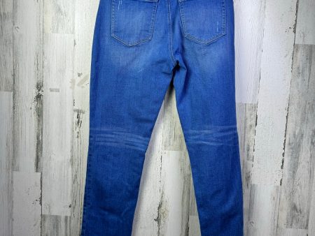 Blue Denim Jeans Boyfriend Loft, Size 8 Online Sale