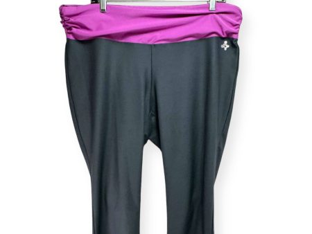 Grey & Purple Athletic Capris Old Navy, Size 2x For Discount