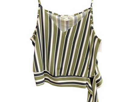 Black & Green Top Sleeveless Express, Size M Online Sale