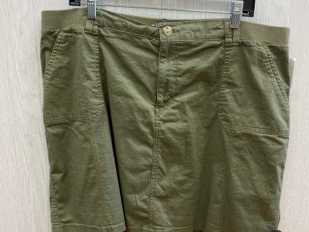 Olive Skort Lee, Size 18 Online Sale