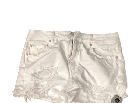 White Shorts American Eagle, Size 8 Online Hot Sale