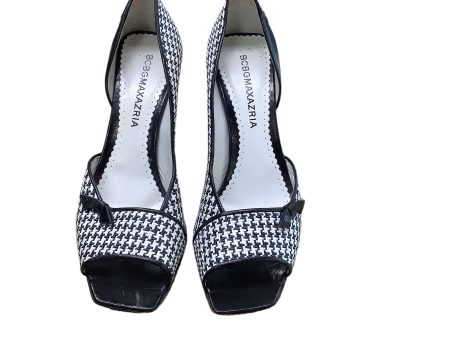 Black & White Shoes Heels Stiletto Bcbgmaxazria, Size 7.5 Fashion