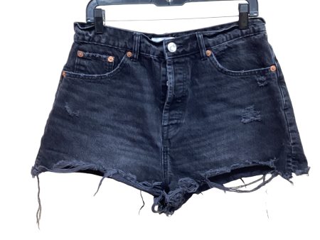 Black Denim Shorts Zara, Size 12 Sale