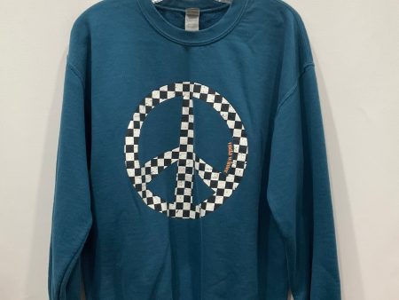 Blue Sweatshirt Crewneck Cmc, Size M Hot on Sale