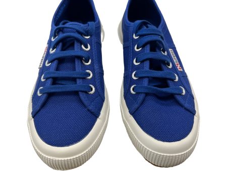 Blue Shoes Sneakers Superga, Size 6 on Sale