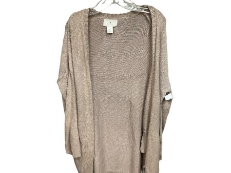 Beige Cardigan Clothes Mentor, Size M Online Hot Sale