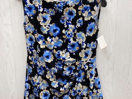 Black & Blue Top Sleeveless White House Black Market, Size Xs Cheap