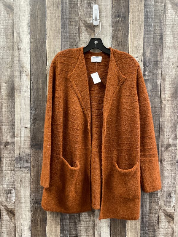 Orange Sweater Cardigan Old Navy, Size S Hot on Sale