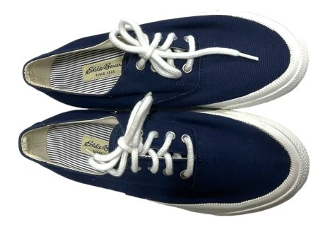 Navy Shoes Athletic Eddie Bauer, Size 6.5 Online Sale