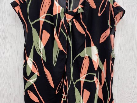 Black & Orange Top Sleeveless Nine West, Size Xxl Online