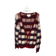 Red Plaid Cardigan Joa, Size S on Sale