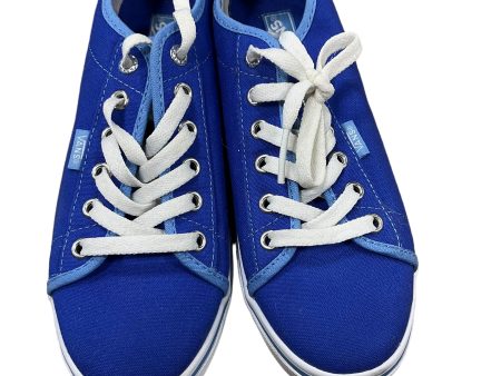 Blue Shoes Sneakers Vans, Size 7 For Cheap