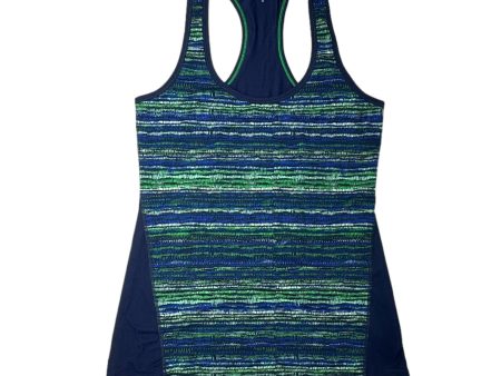 Blue & Green Athletic Tank Top Athleta, Size S on Sale