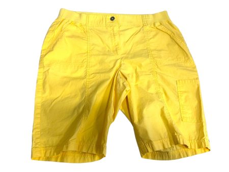 Yellow Shorts Chicos, Size L Fashion