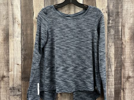 Blue Athletic Top Long Sleeve Crewneck Zyia, Size M For Sale