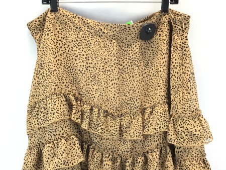 Black & Tan Skirt Mini & Short Forever 21, Size 2x Online now