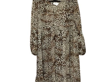 Animal Print Dress Casual Midi Gigio, Size S Cheap