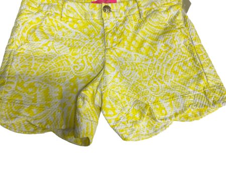 Yellow Shorts Designer Lilly Pulitzer, Size 0 For Discount