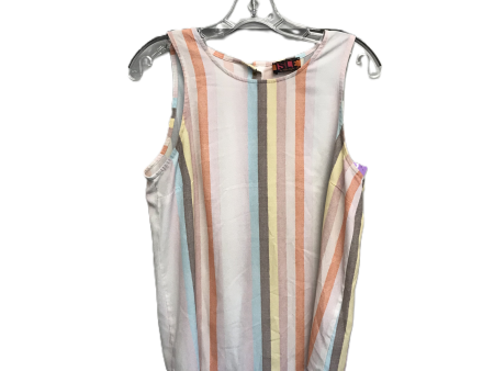 Striped Pattern Top Sleeveless By Sle Size: Xs Online Hot Sale