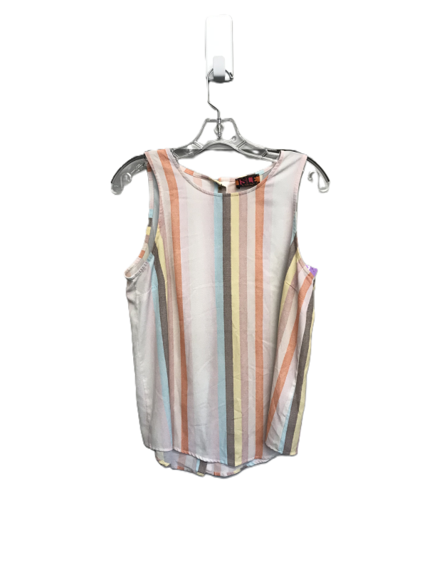 Striped Pattern Top Sleeveless By Sle Size: Xs Online Hot Sale