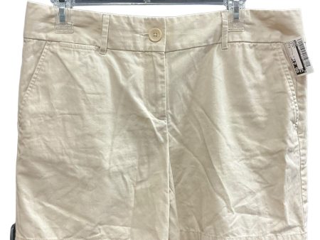 Beige Shorts Loft, Size 8 Hot on Sale