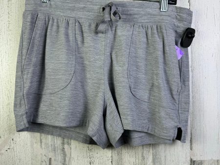 Grey Athletic Shorts 90 Degrees By Reflex, Size L Hot on Sale