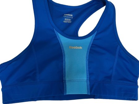 Blue Athletic Bra Reebok, Size M Hot on Sale