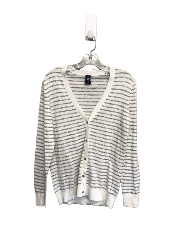 Striped Pattern Cardigan By Gap, Size: M Discount