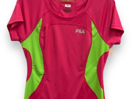 Athletic Top Short Sleeve By Fila  Size: M Sale