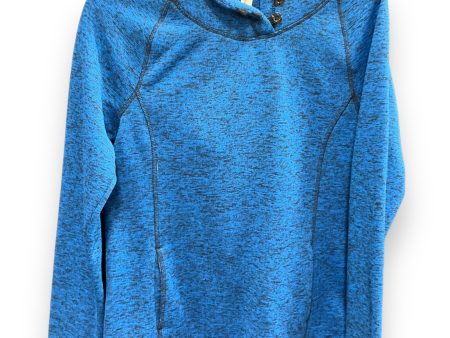 Blue Athletic Sweatshirt Hoodie Exertek, Size S on Sale