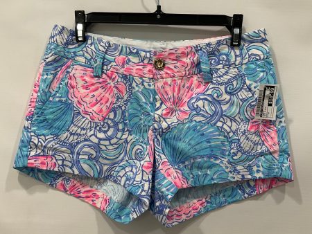 Blue & Pink Shorts Lilly Pulitzer, Size 0 For Cheap