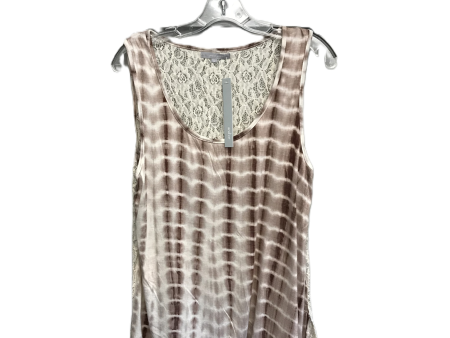 Beige Top Sleeveless By And Or Vogue Size: M Online Hot Sale