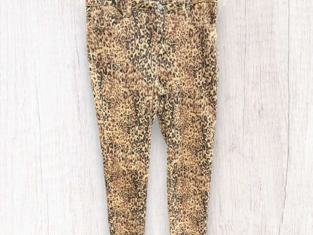 Animal Print Pants Dress Earl Jean, Size 12 Online now