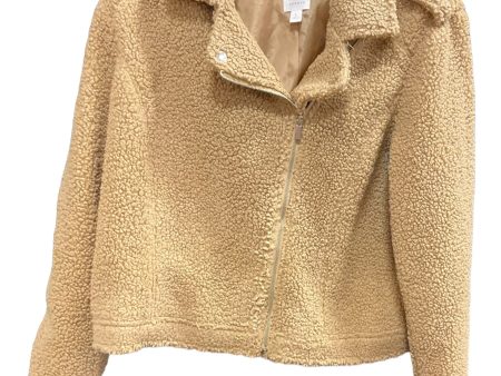 Brown Jacket Fleece Lc Lauren Conrad, Size L Sale