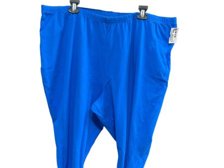 Blue Capris Woman Within, Size 3x Online Sale