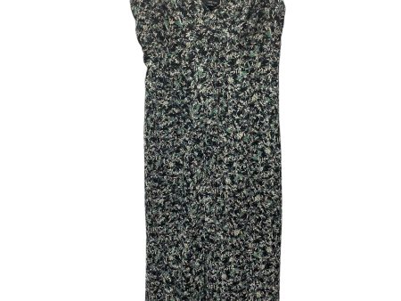 Black & Green Dress Casual Maxi Greylin, Size M Hot on Sale