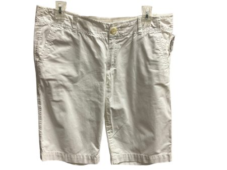 White Shorts Loft, Size 8 on Sale