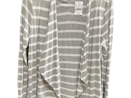 Grey White Cardigan J Crew, Size M Hot on Sale